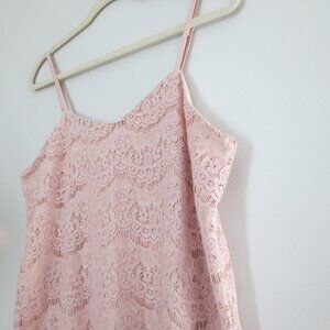 Lace Pink Dress - NWOT